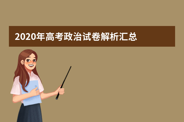 2020年高考政治试卷解析汇总