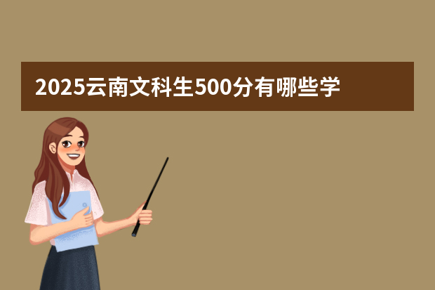 2025云南文科生500分有哪些学校可以选
