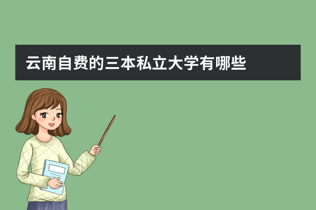 云南自费的三本私立大学有哪些