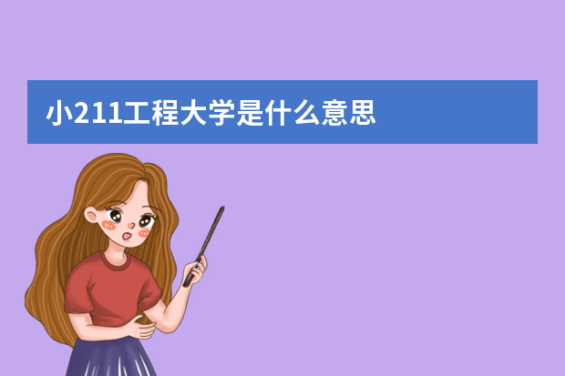 小211工程大学是什么意思